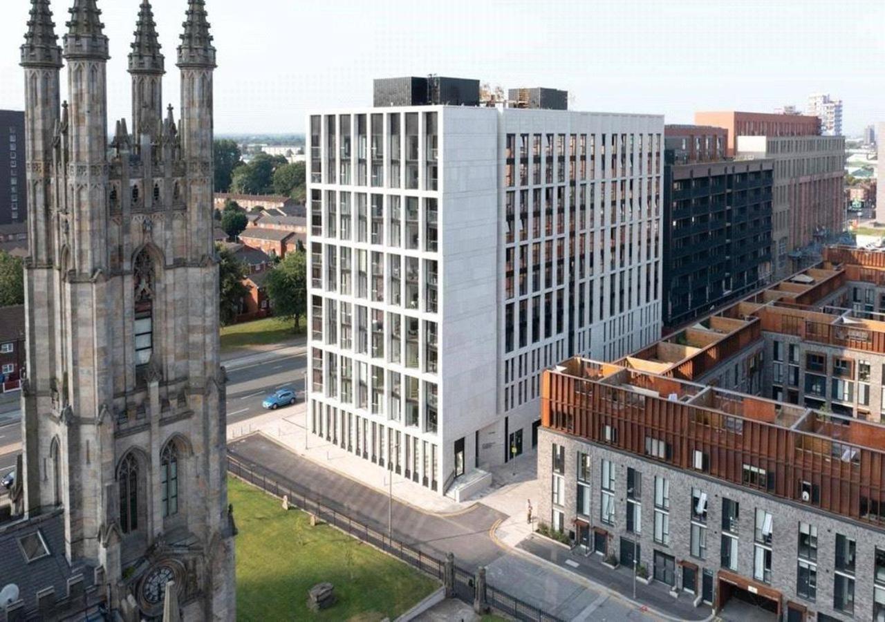 Modern 1-Bed Duplex+Balcony Apartment Manchester Exterior foto